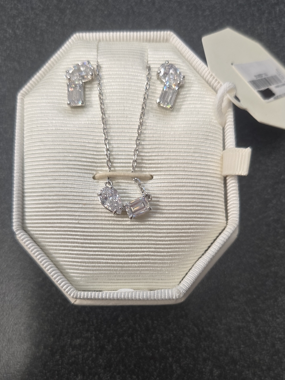 Swarovski Mesmera set- White Crystaland CZ Rhodium Plated NWT ✨️ Tu Et Toi